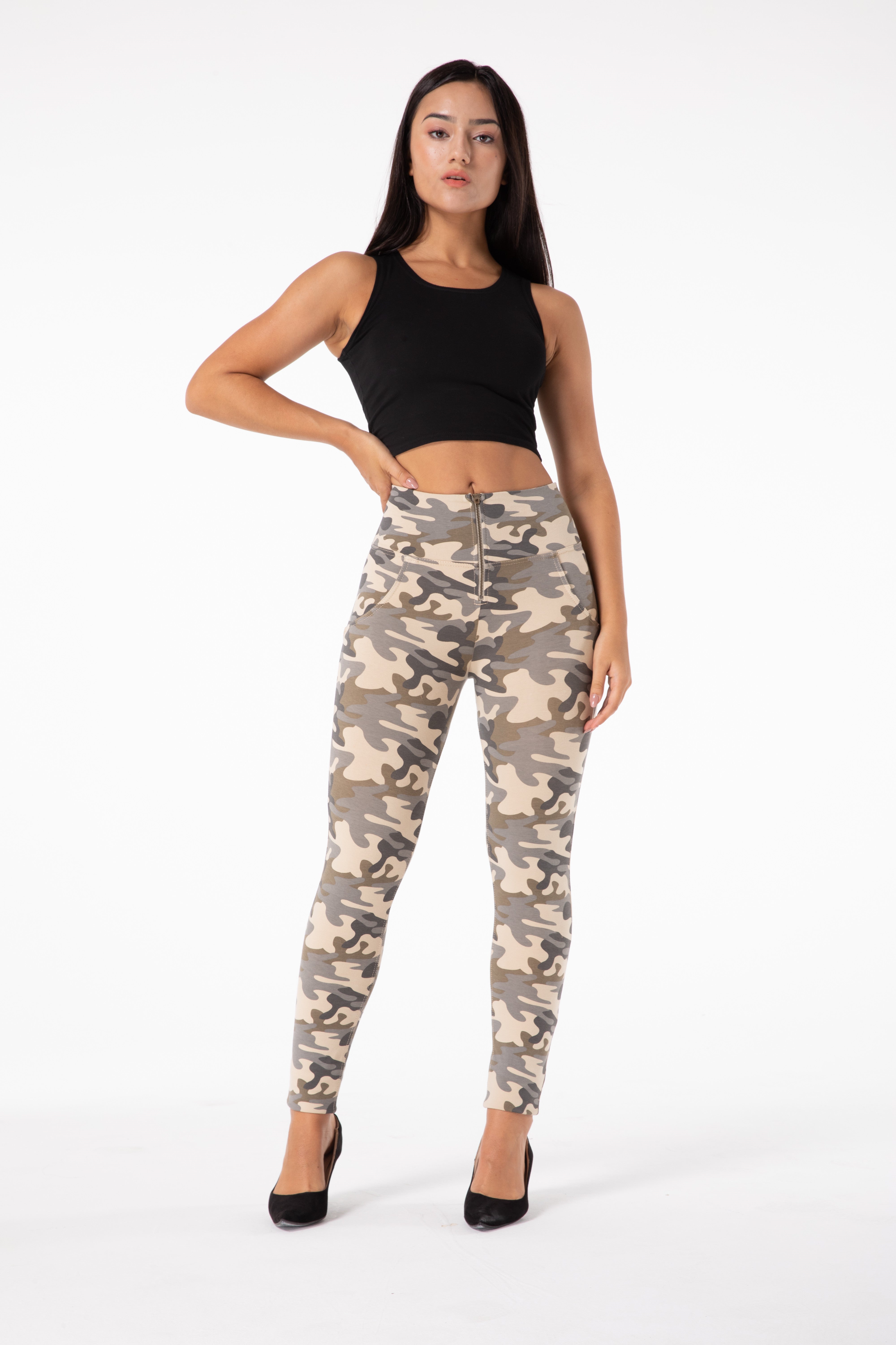 Pantalon moulant camouflage