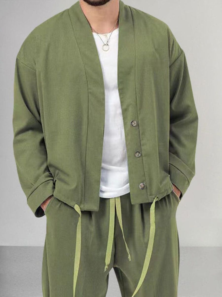 ensemble chemise et pantalon décontractés