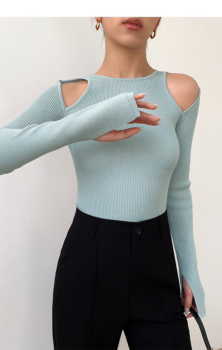 Chemise bleue bustier à manches longues