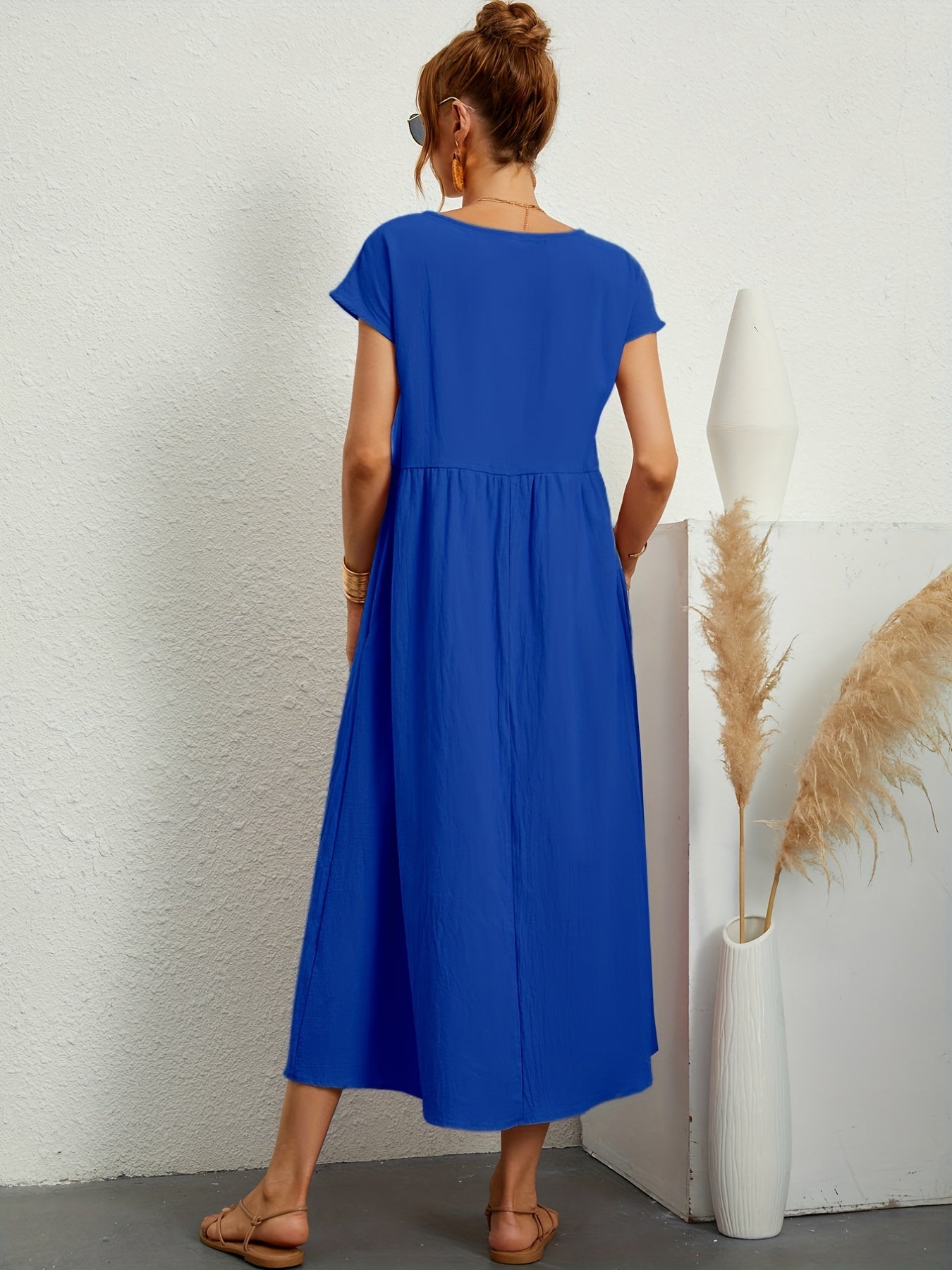 robe d'été décontractée avec poches amples