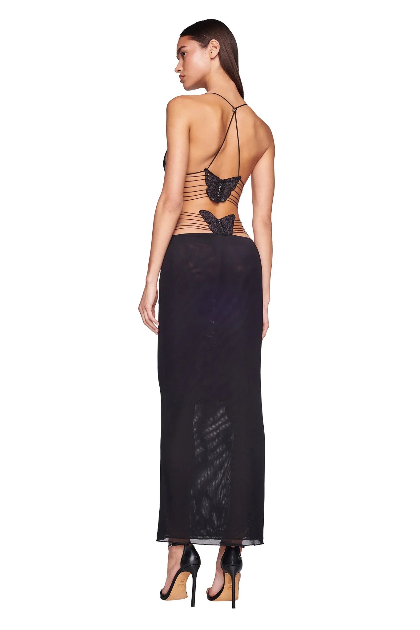 Robe avec dos papillon