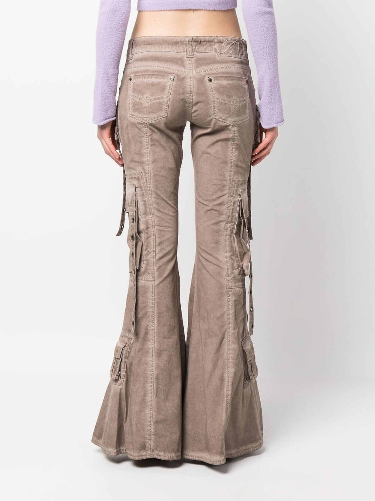 Pantalon cargo coupe bootcut