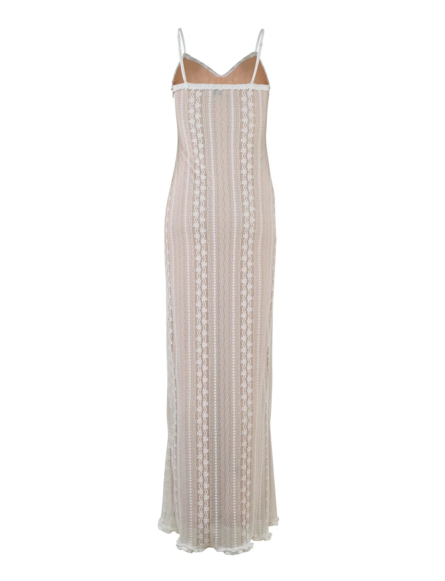 Robe longue blanche deux piàces