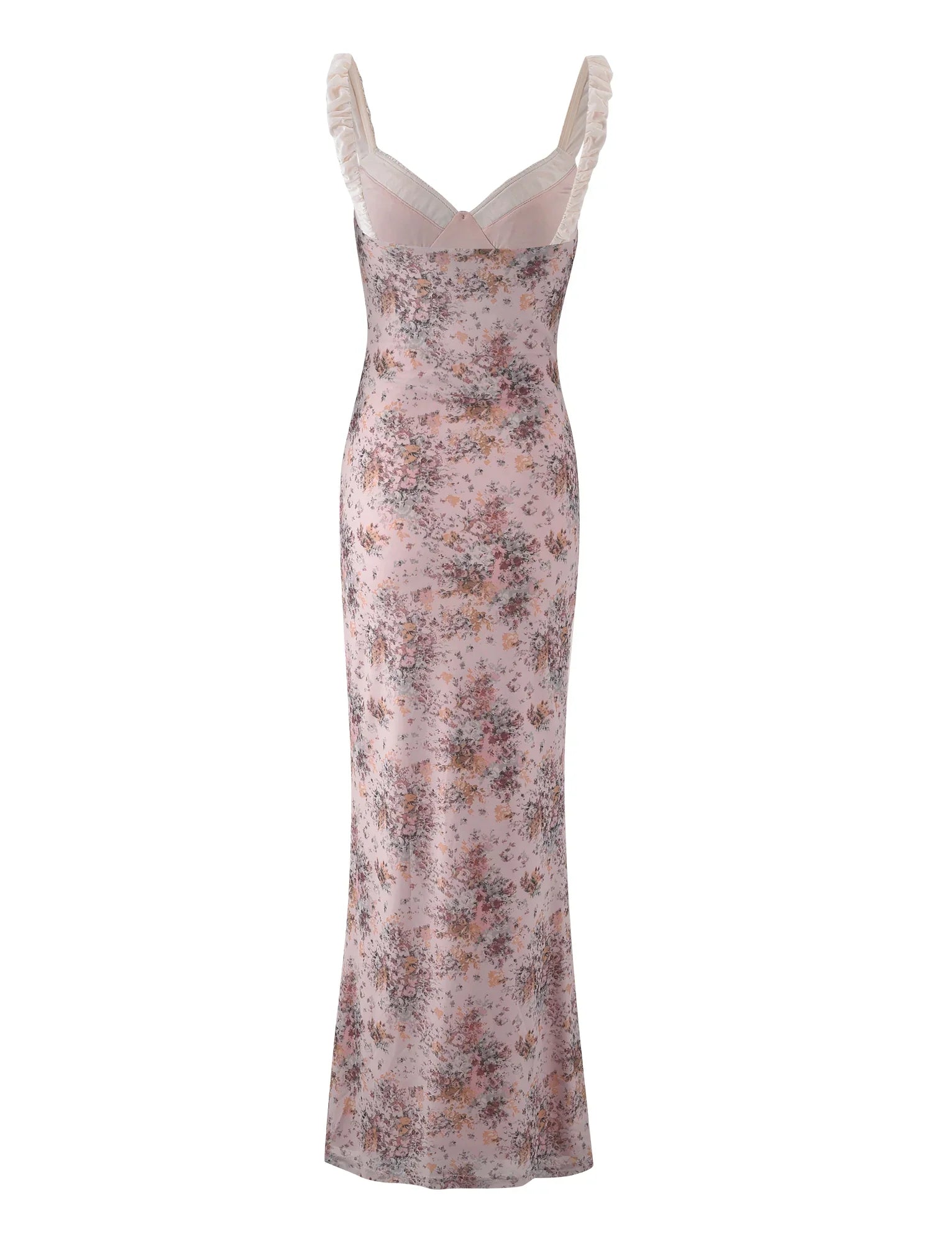 Robe fleurie camouflage rose