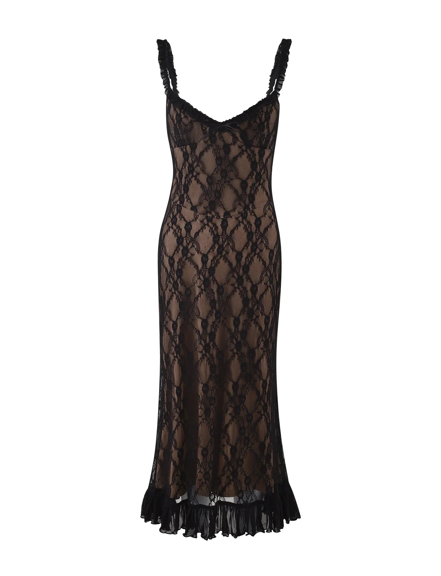 Robe longue avec structure