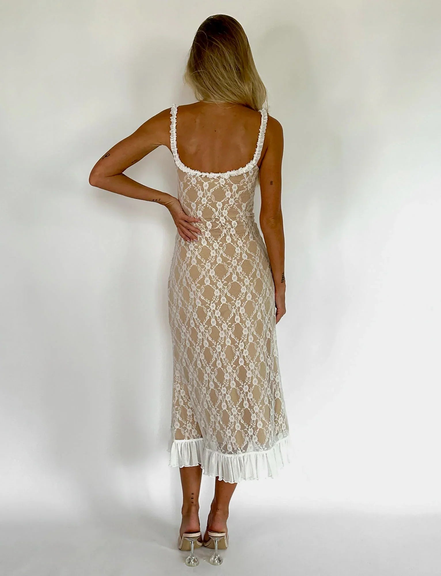 Robe longue avec structure