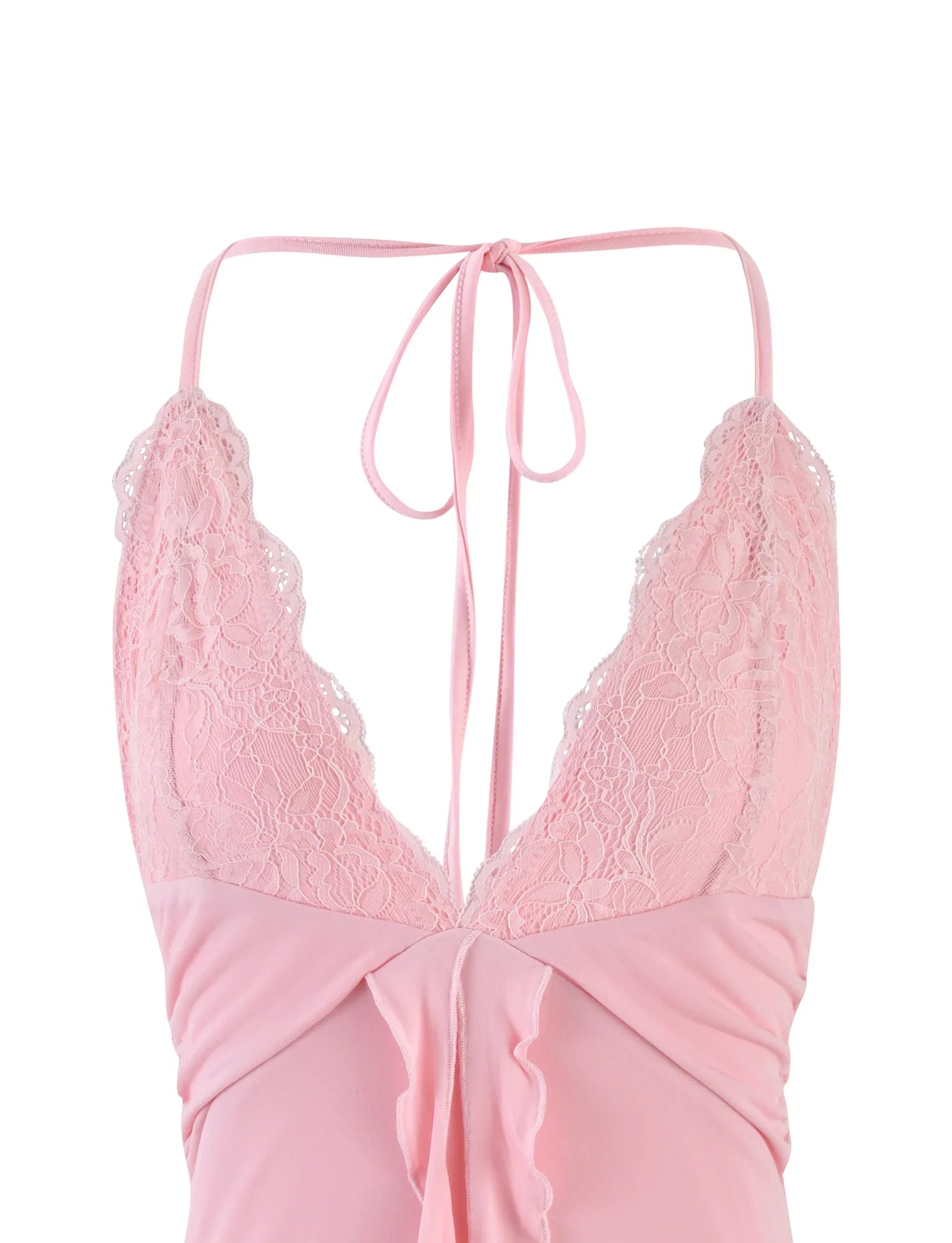 Robe creuse en dentelle de luxe
