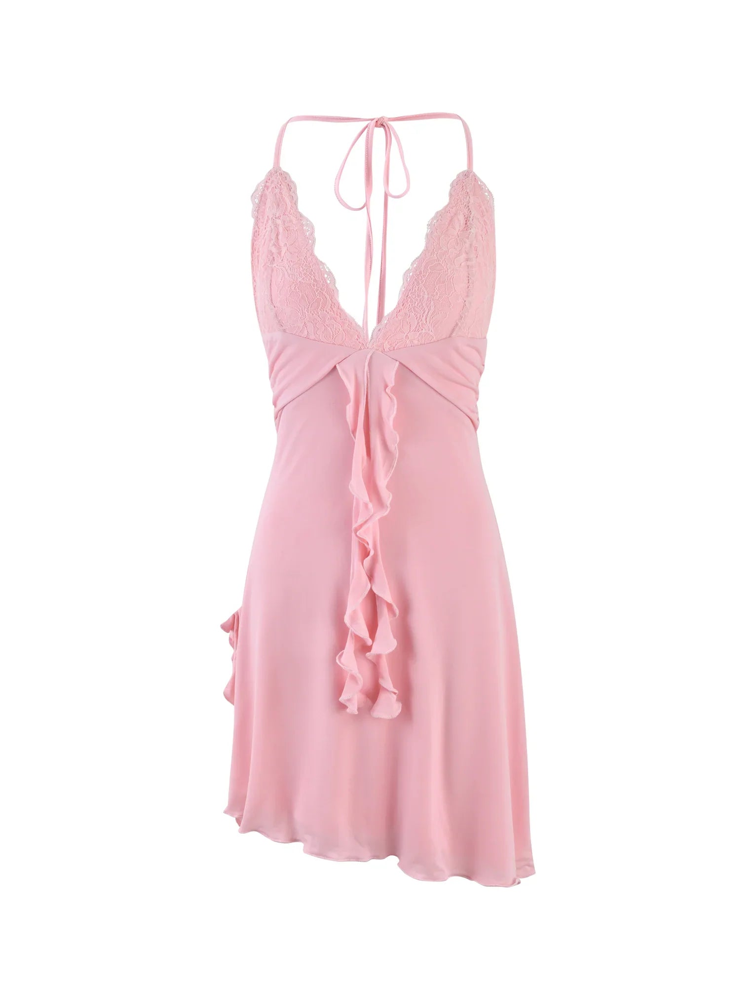 Robe creuse en dentelle de luxe