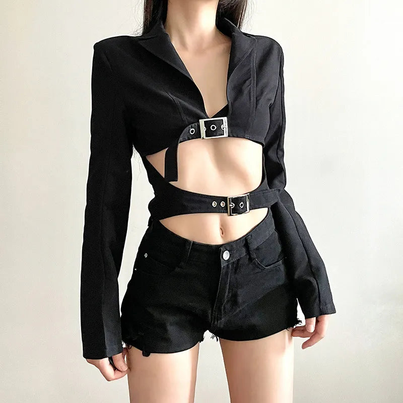 Haut nu Chapel Slim Midriff pour femme