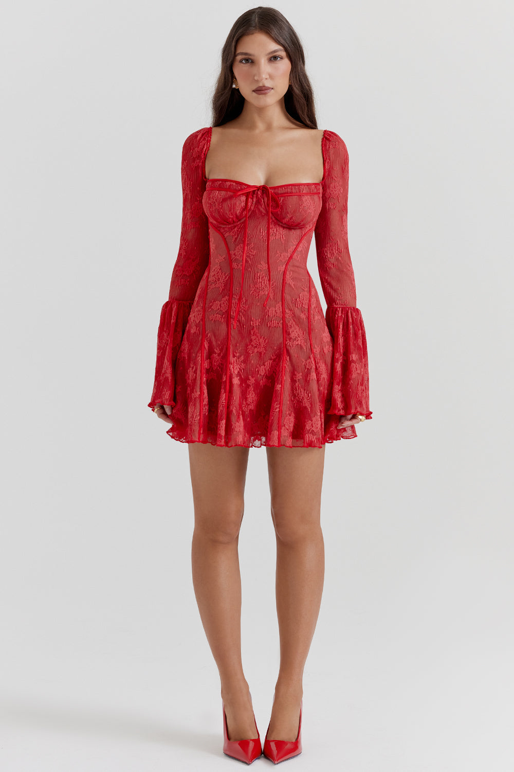 Robe corset Kanten
