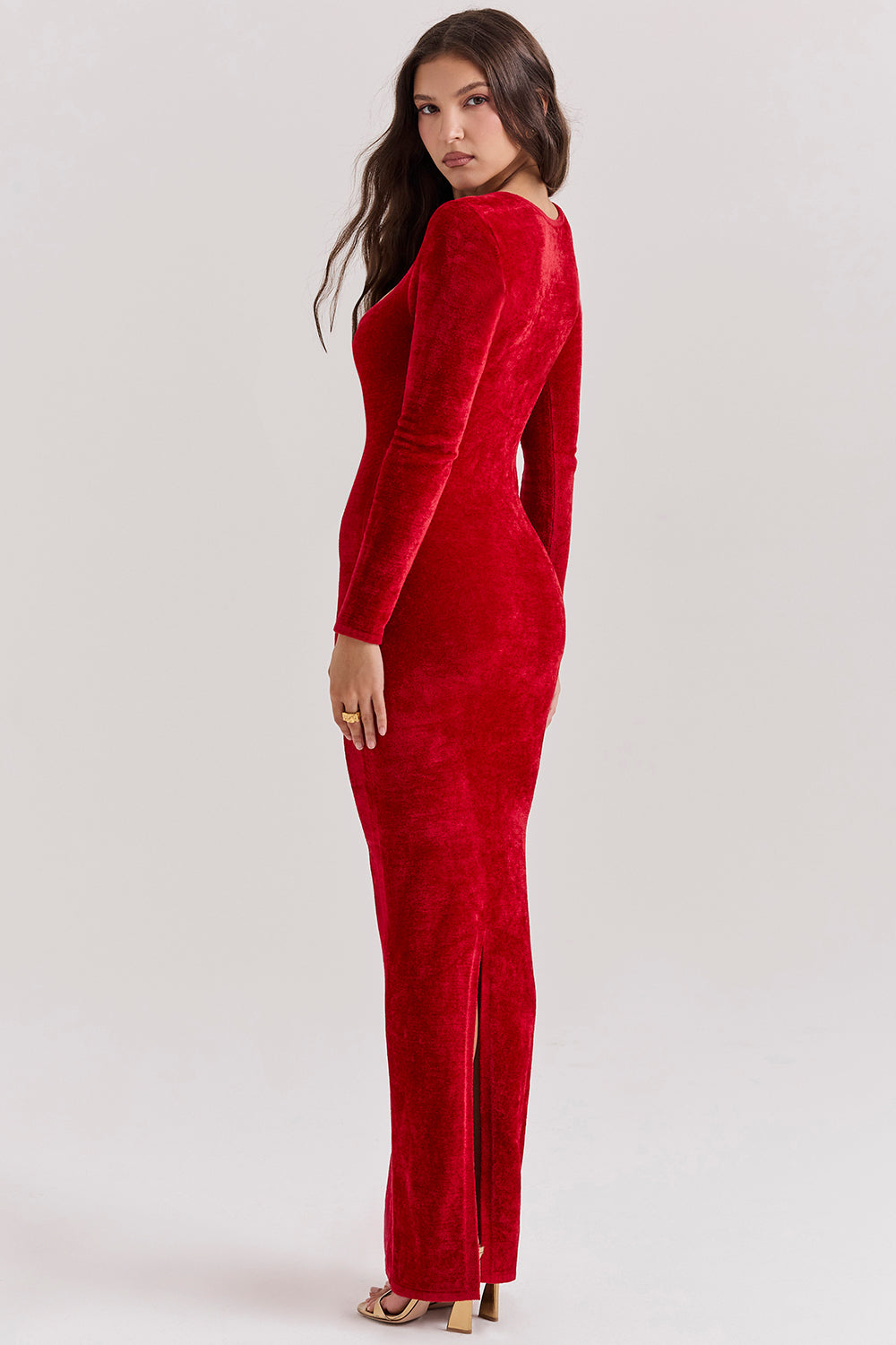 Jolie robe de Scarlett chenille