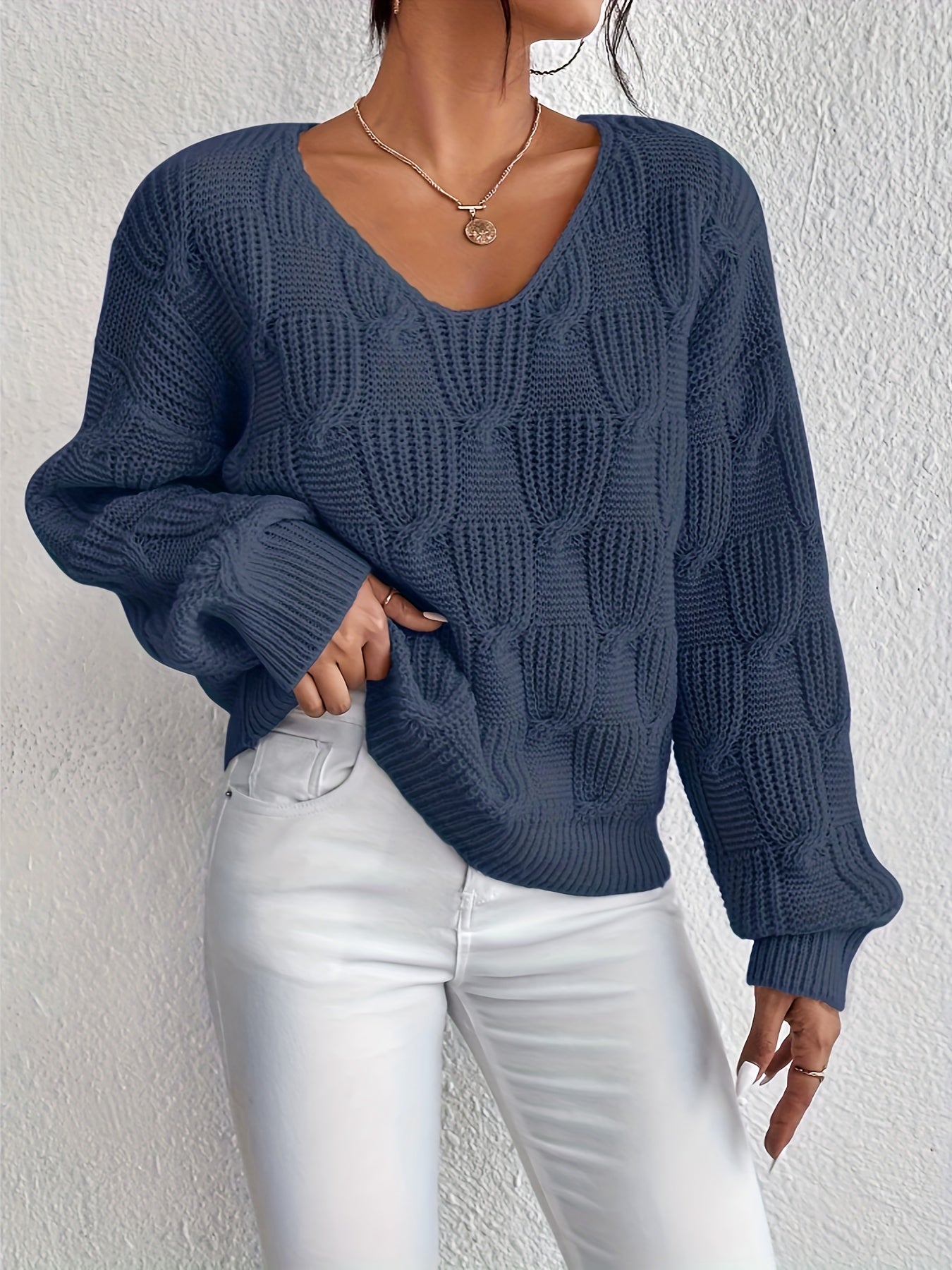 Pull à col-V