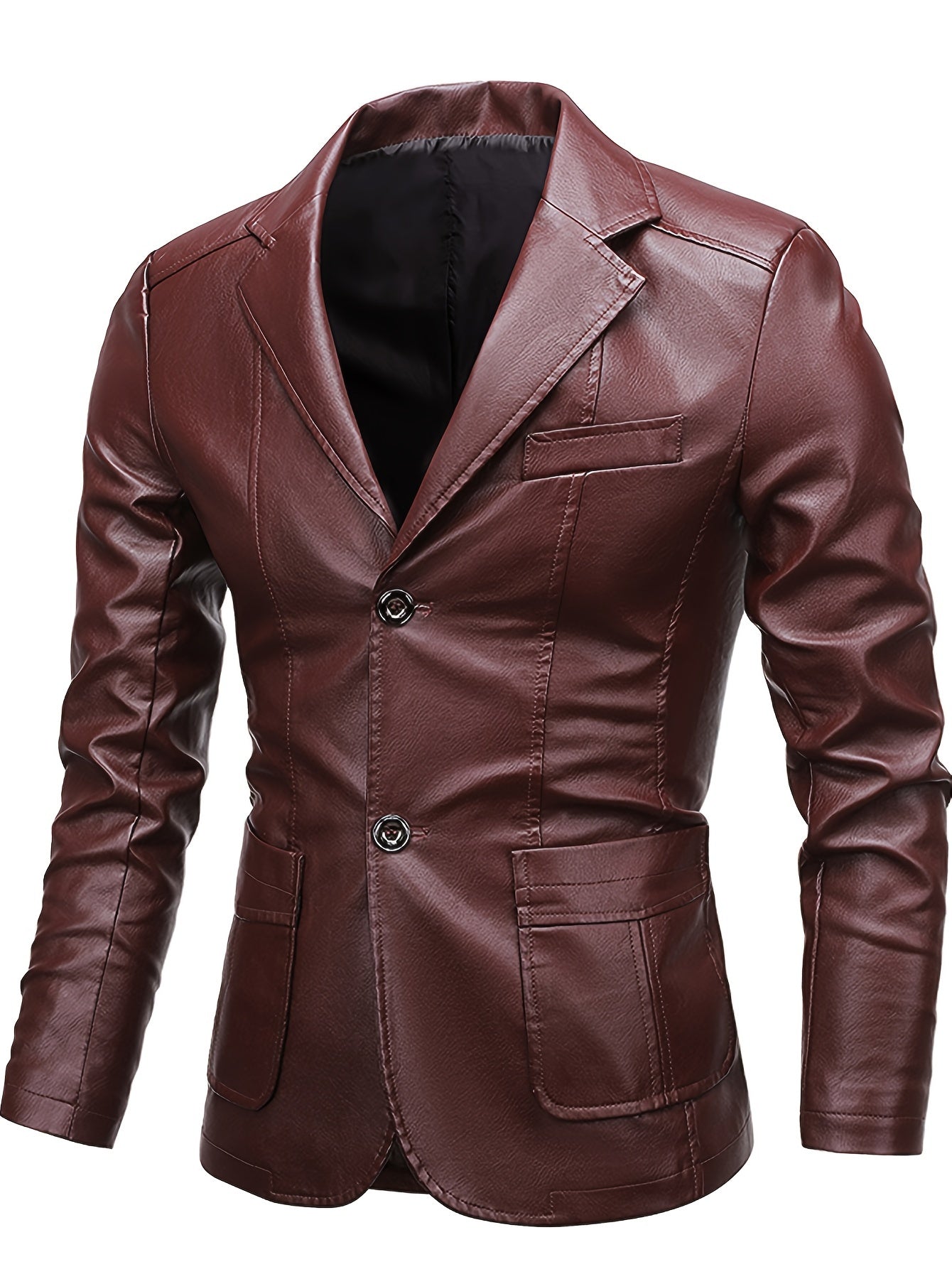 Blazer en cuir pour homme