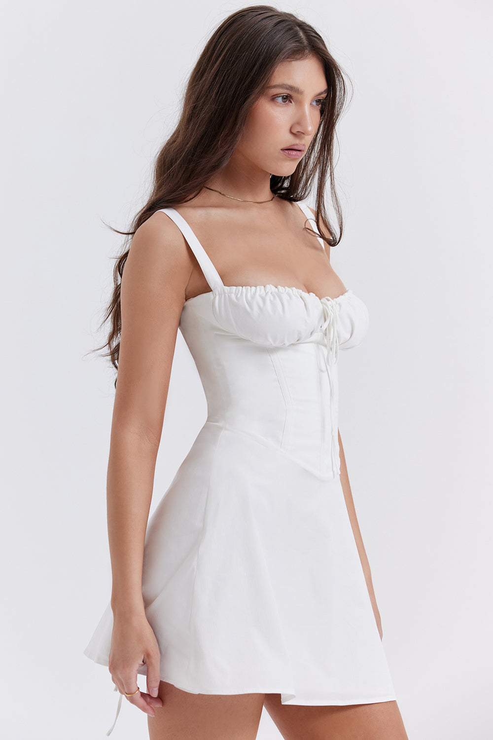 Mini-robe corset