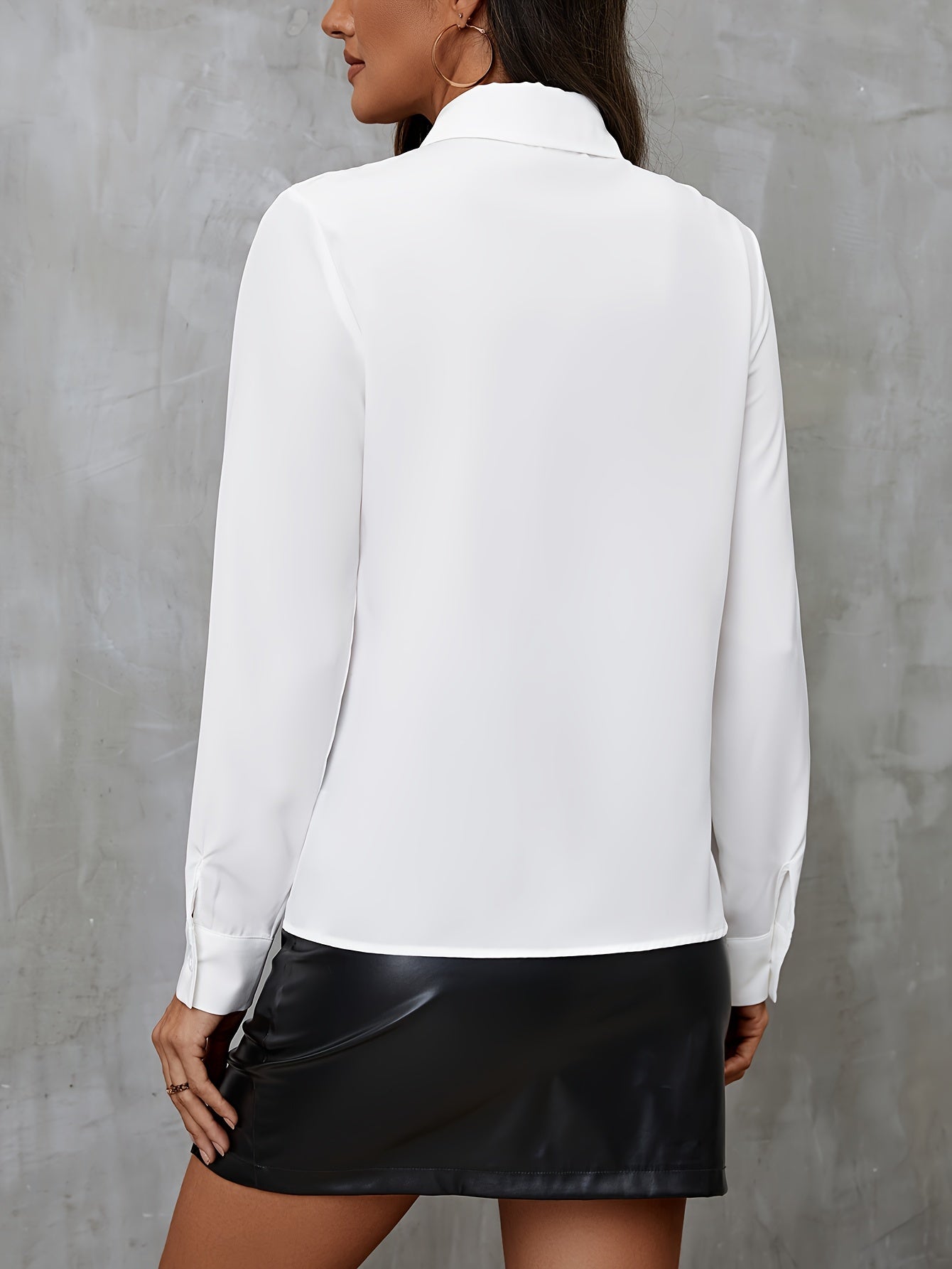 Chemise simple à volants