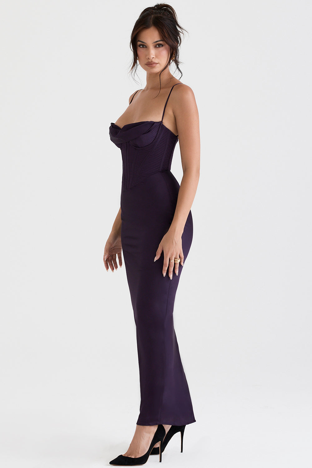 Robe longue corset élégante