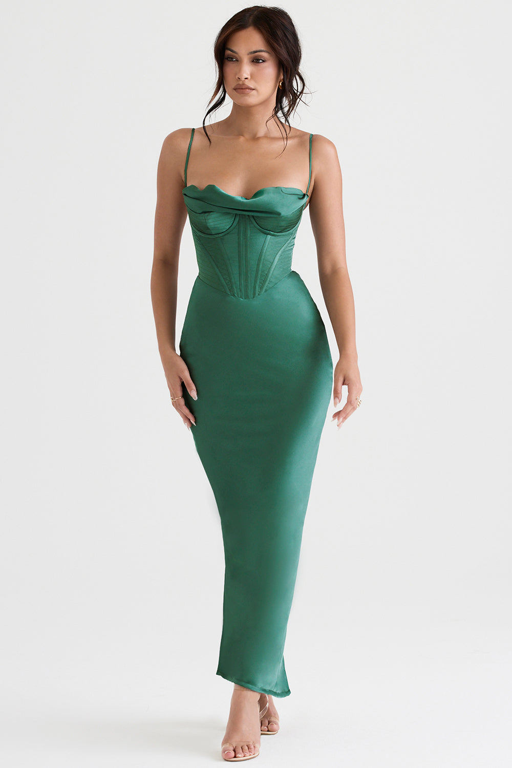 Robe longue corset élégante