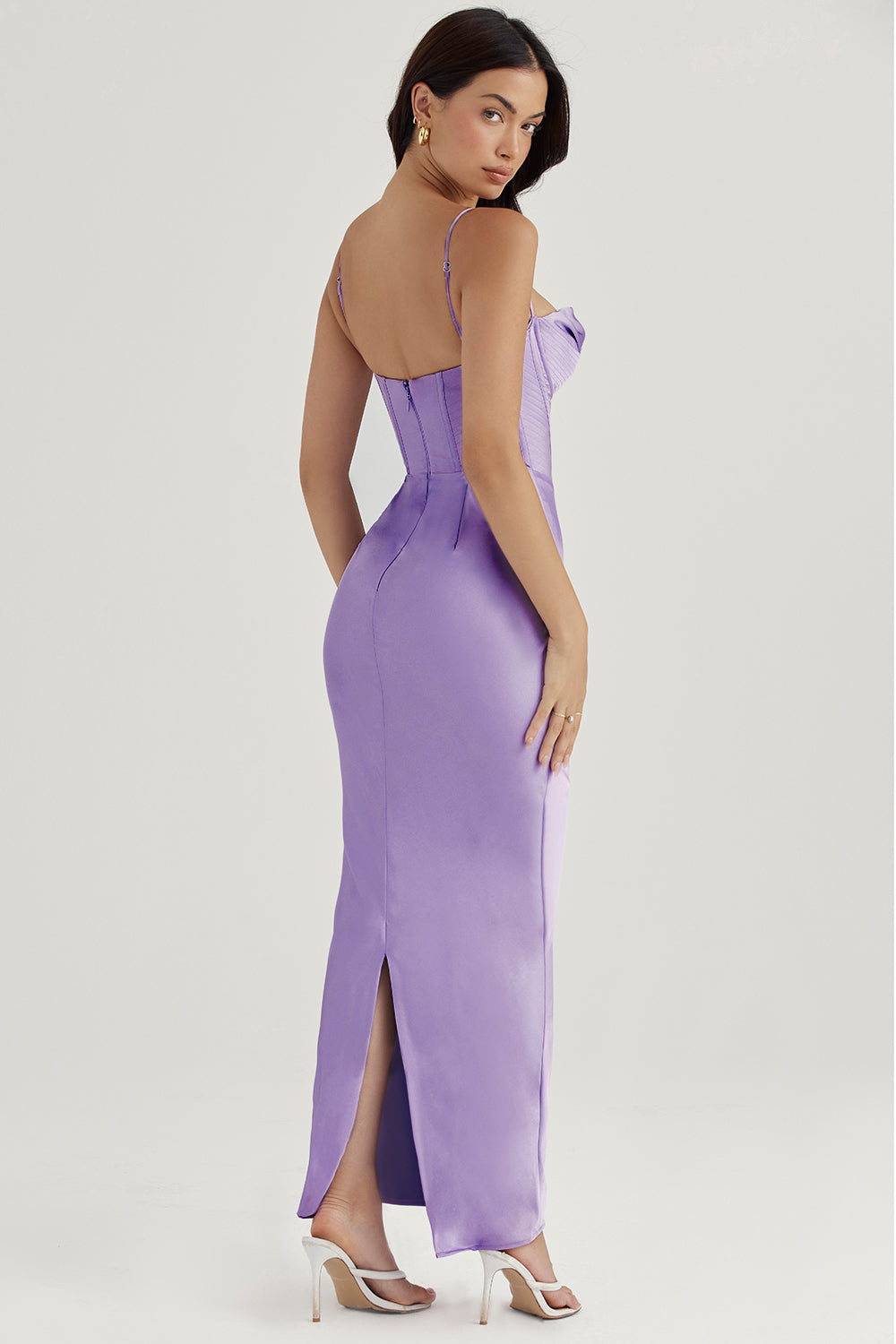 Robe longue corset élégante
