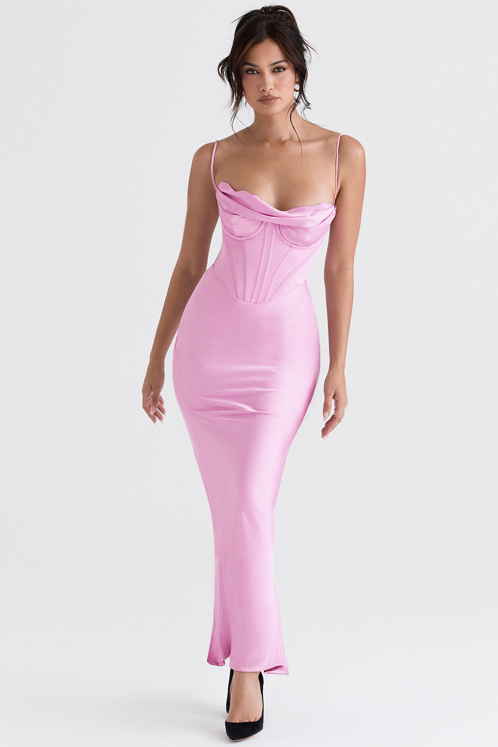 Robe longue corset élégante