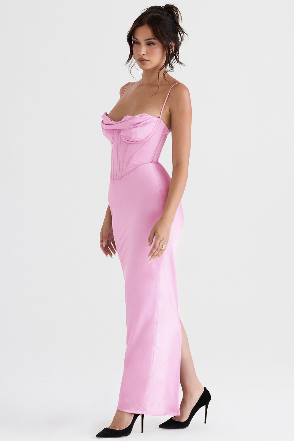 Robe longue corset élégante