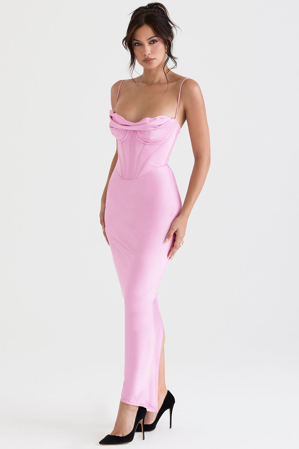 Robe longue corset élégante