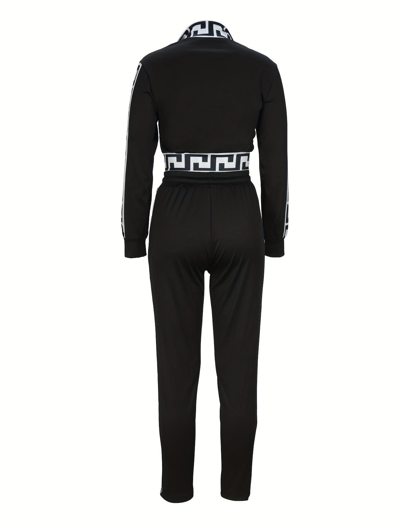 Gilet de sport et pantalon avec bordure contrastée