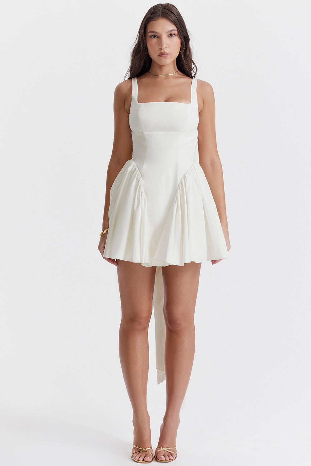 Mini-robe avec nàud