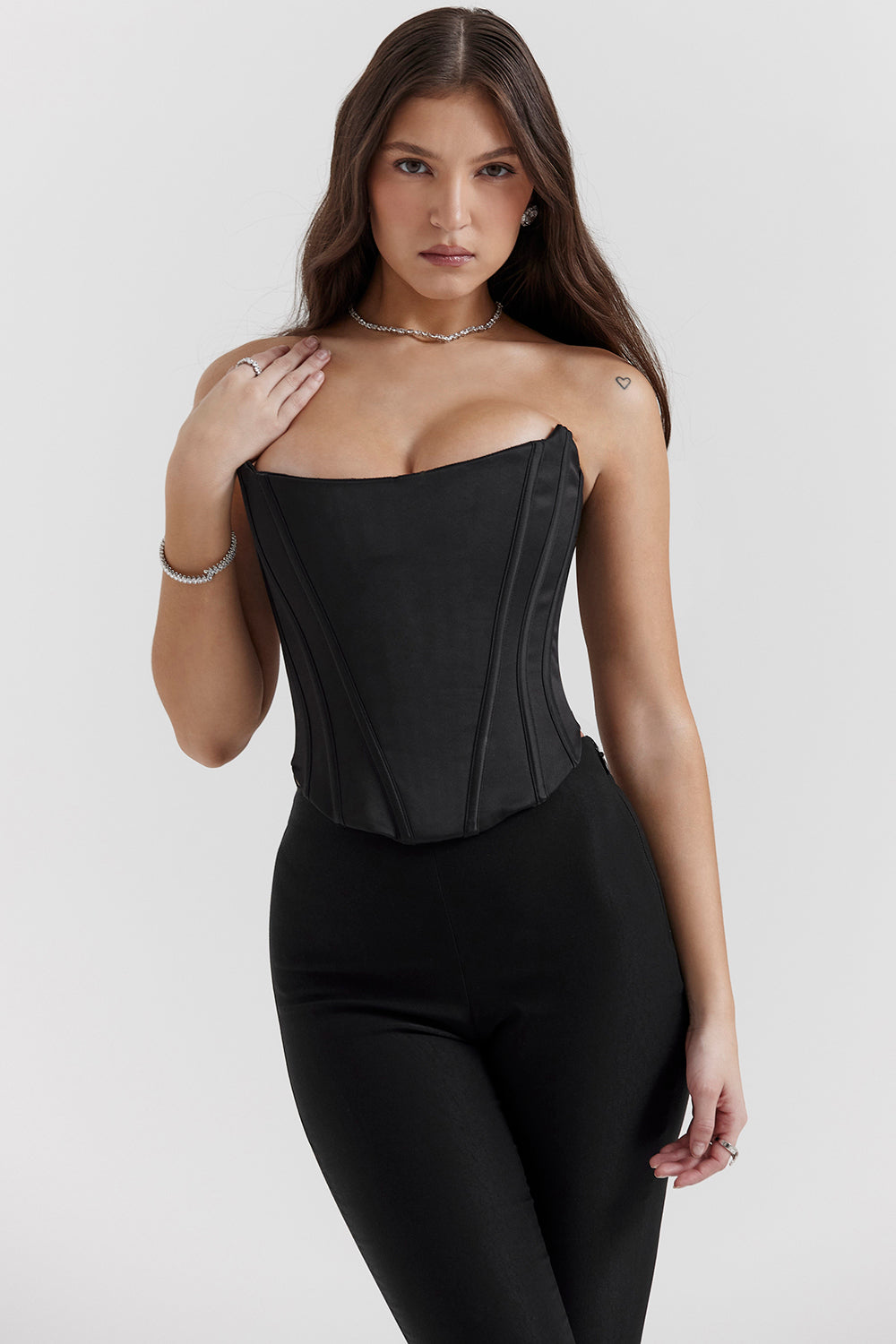 Corset avec dos en dentelle