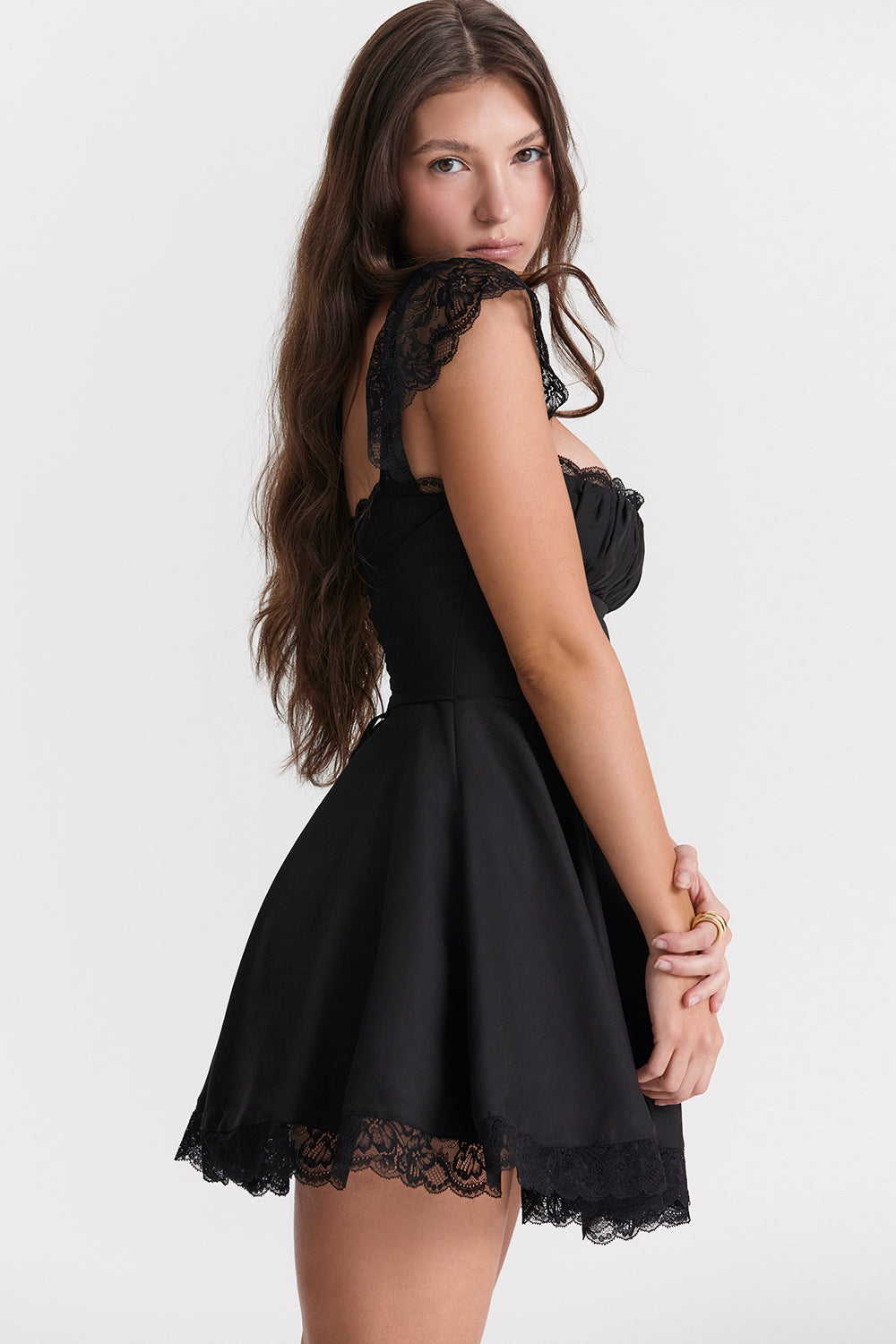Robe courte trapàze