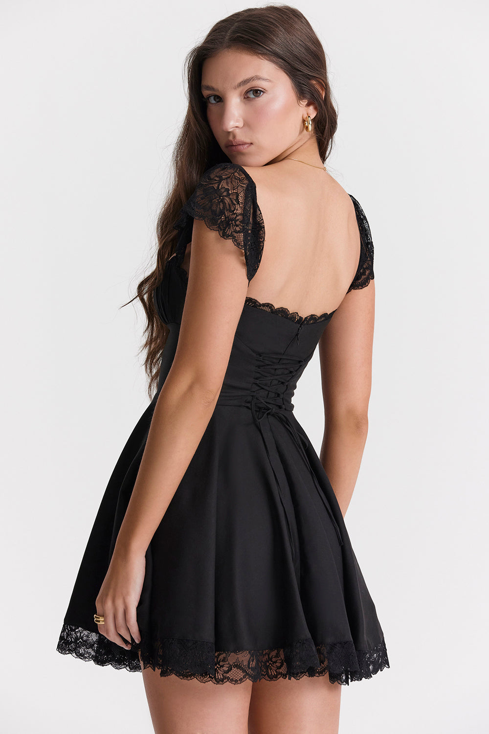 Robe courte trapàze