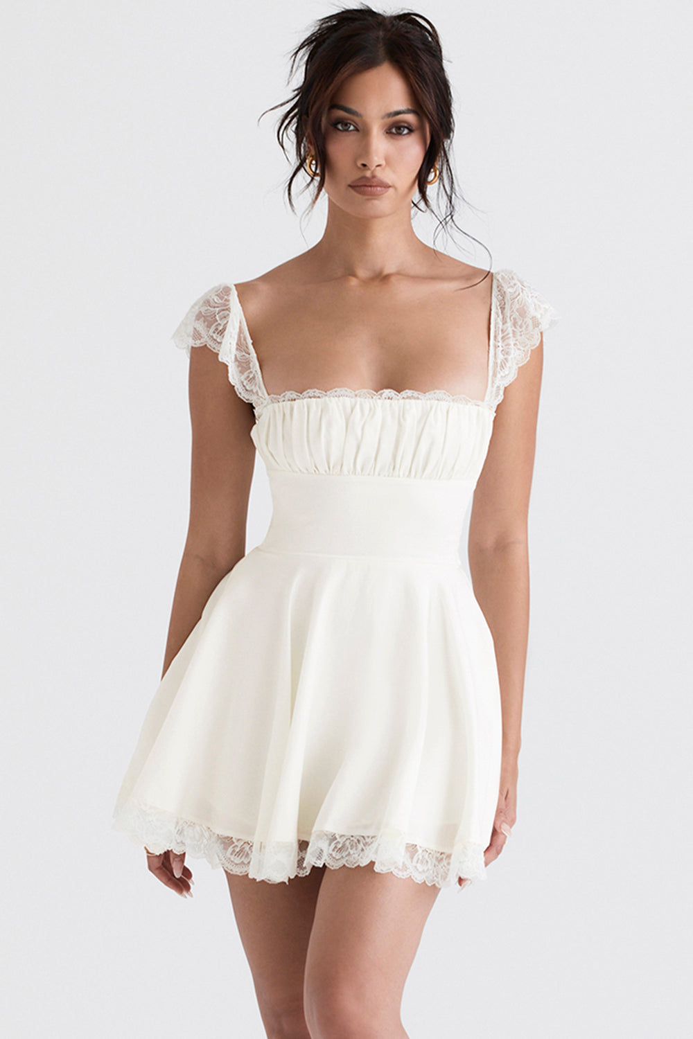 Robe courte trapàze