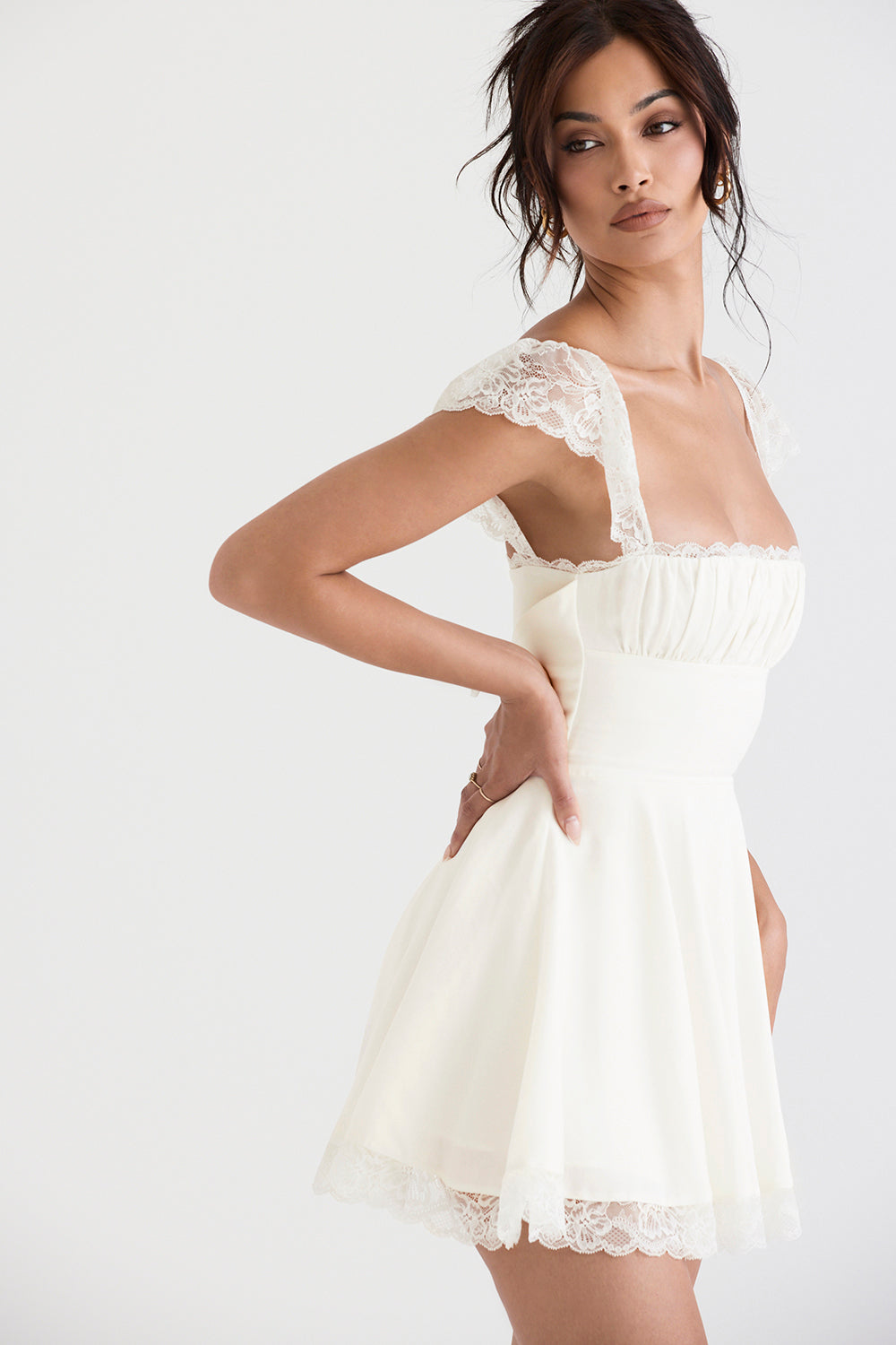 Robe courte trapàze
