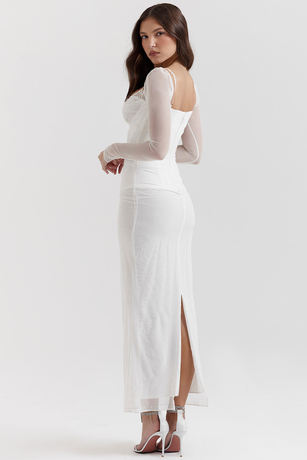 Robe longue fumée