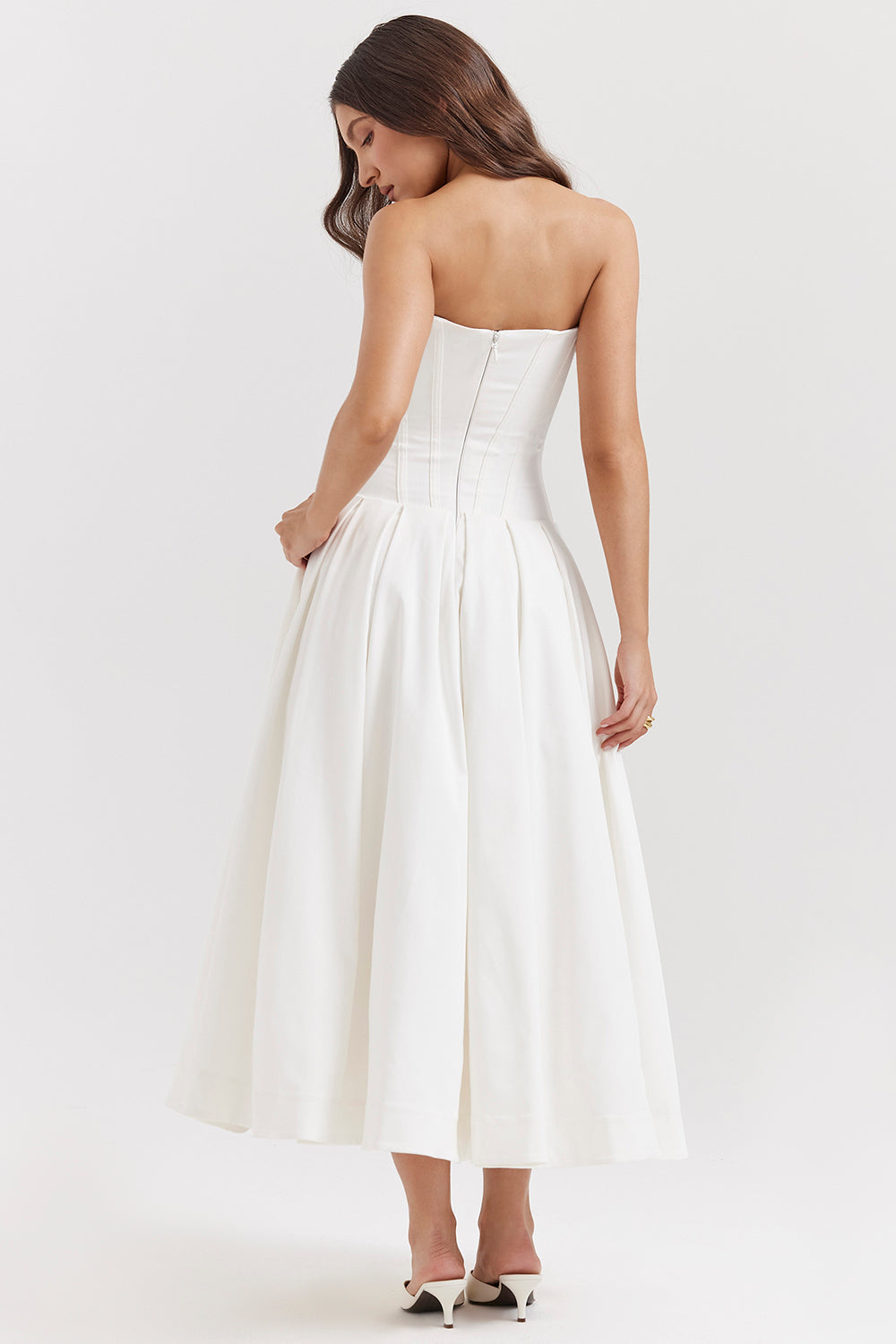 Jupe midi bustier