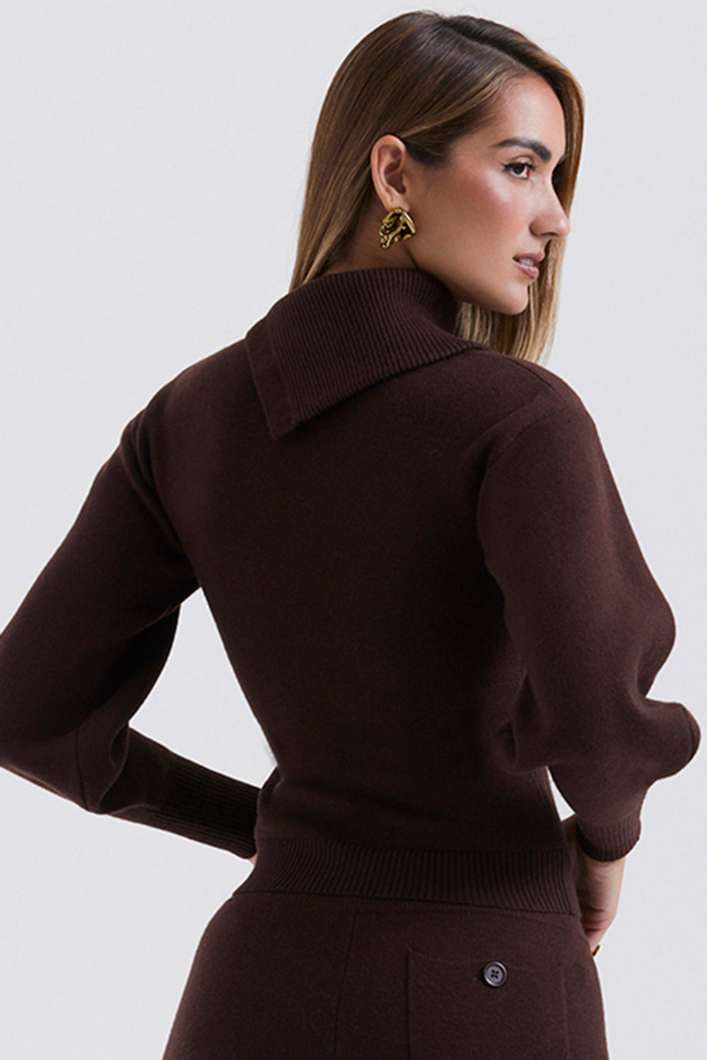 Pull en cachemire mélangé avec pantalon