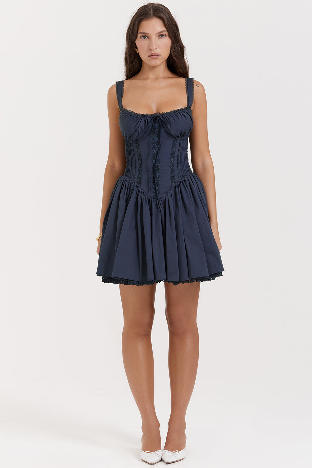Mini-robe corset
