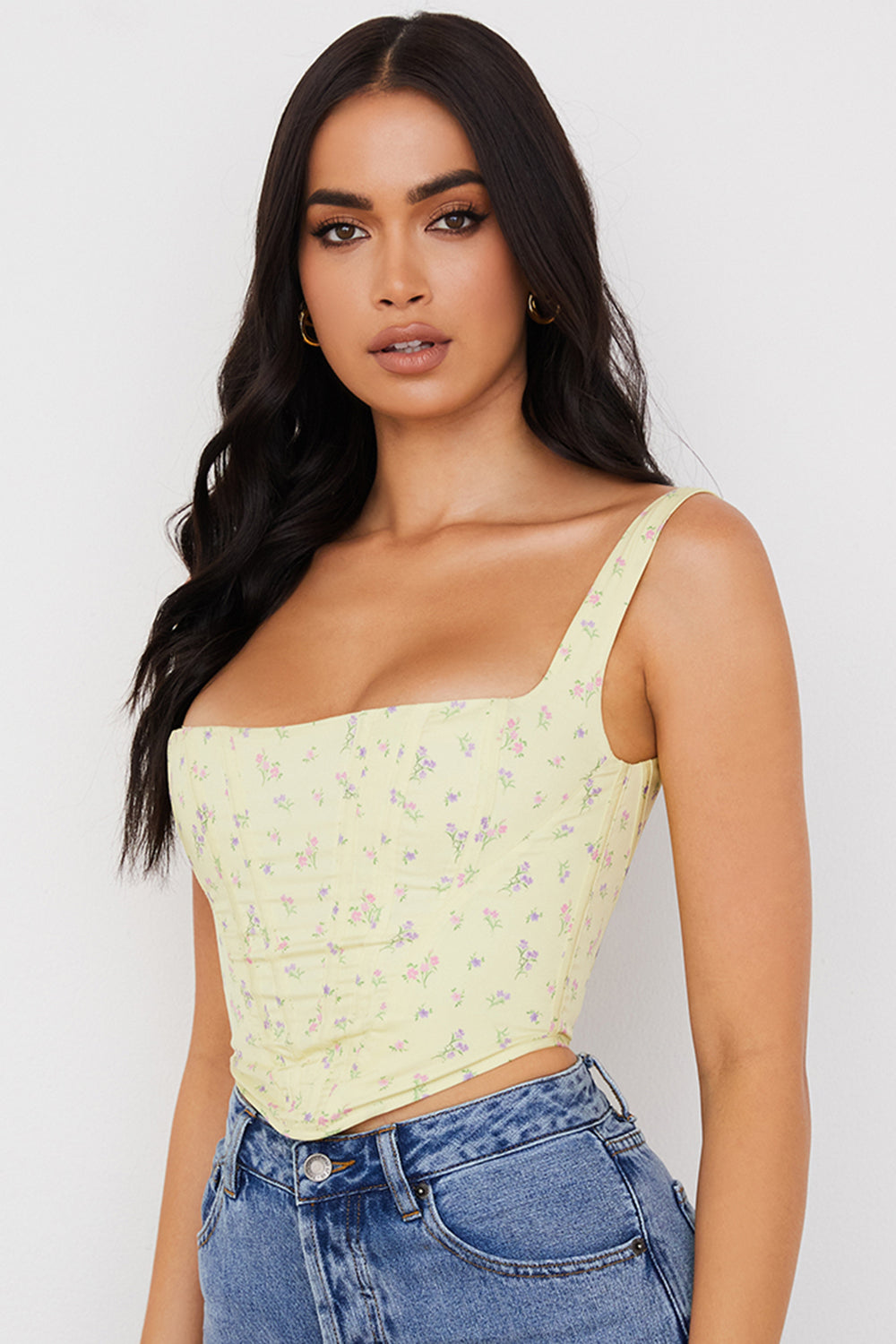 Corset à fleurs de citronnier