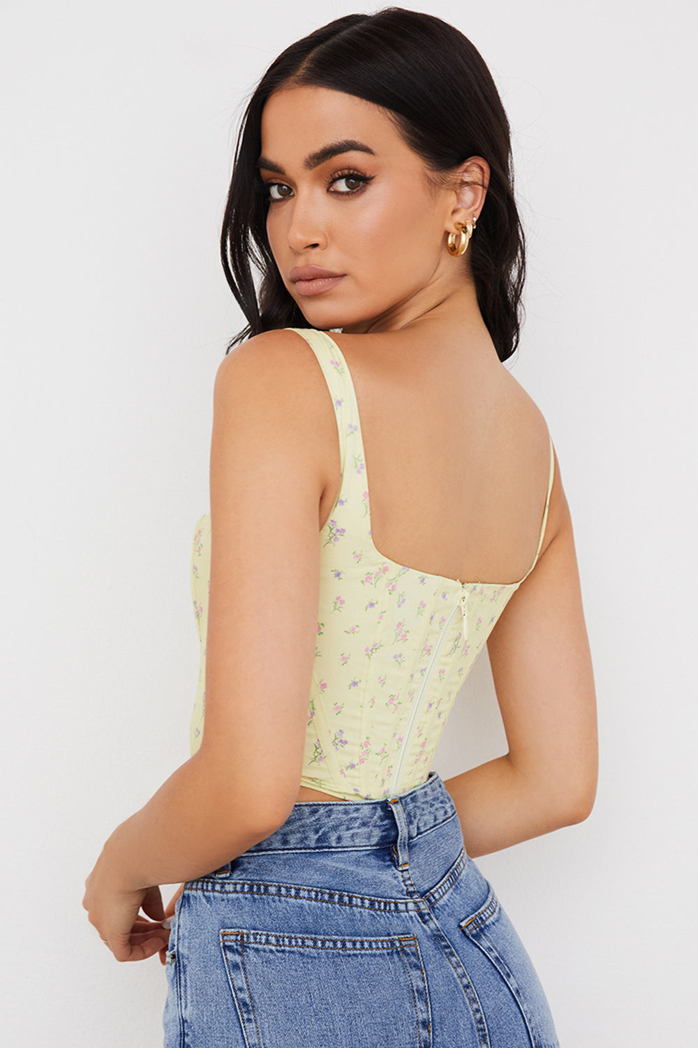 Corset à fleurs de citronnier