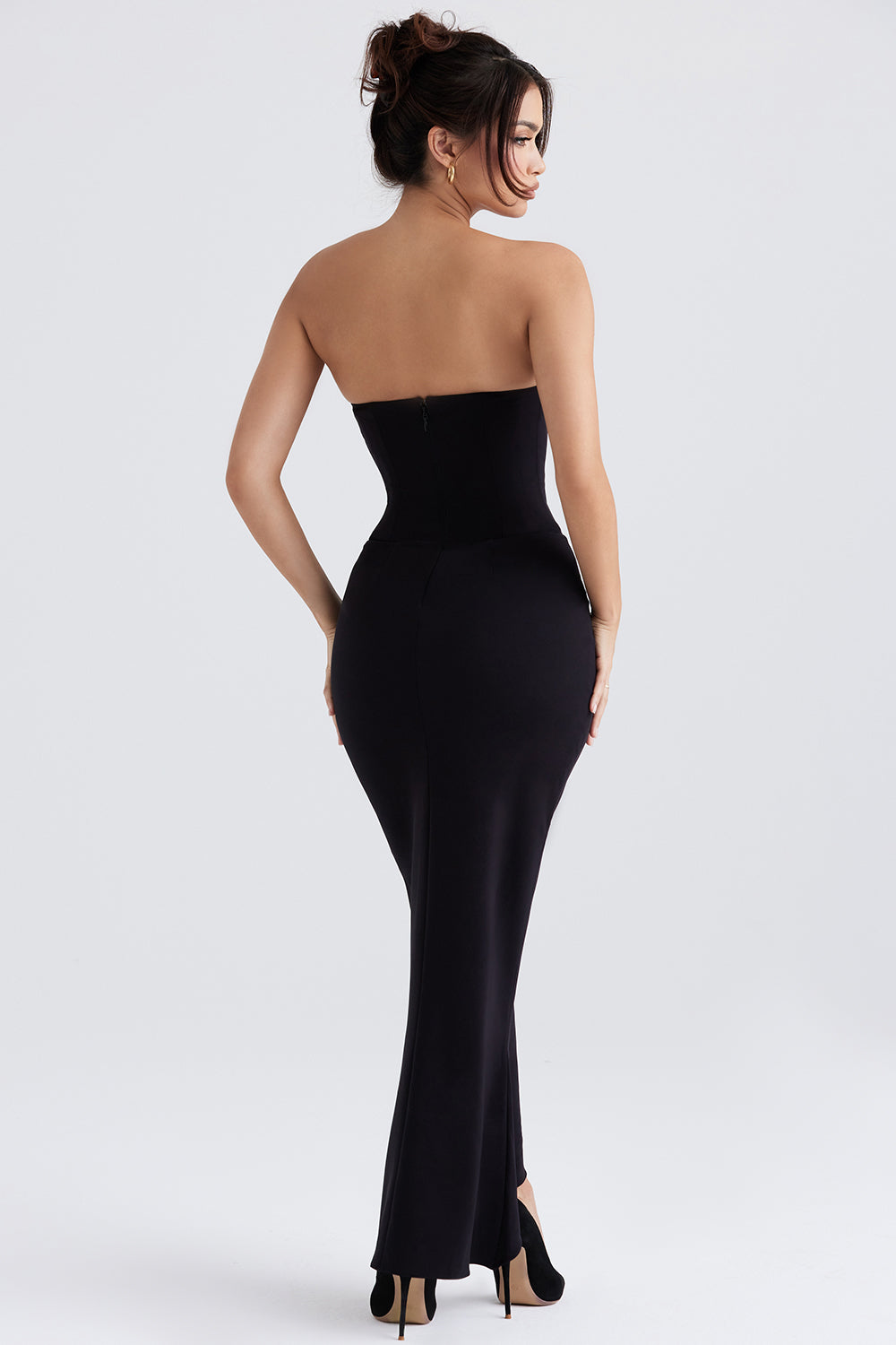 Robe corset bustier noire