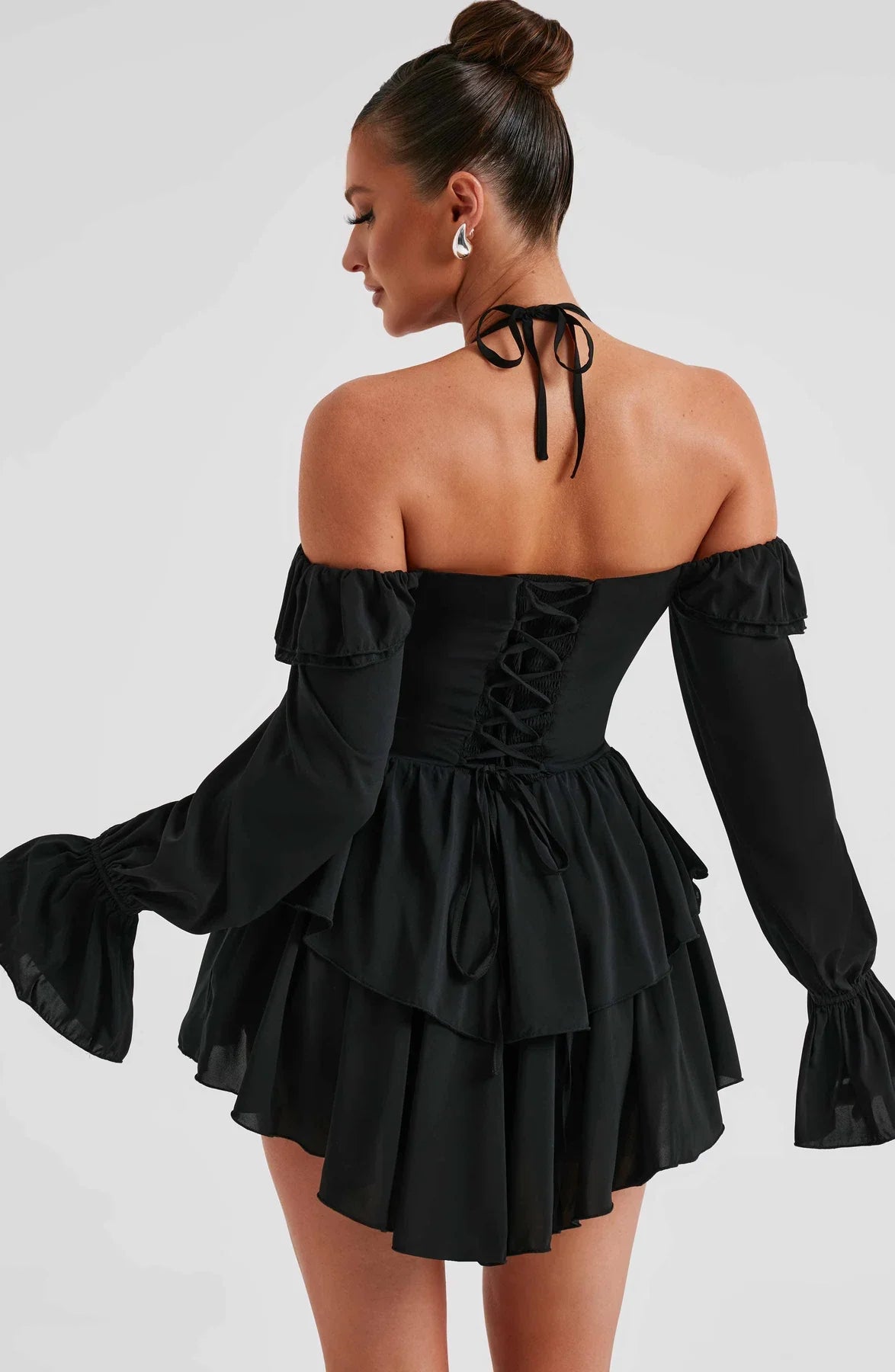 Mini-robe à volants