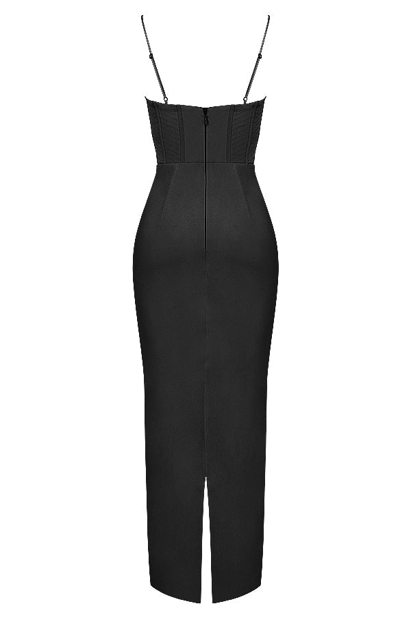 Robe longue corset élégante
