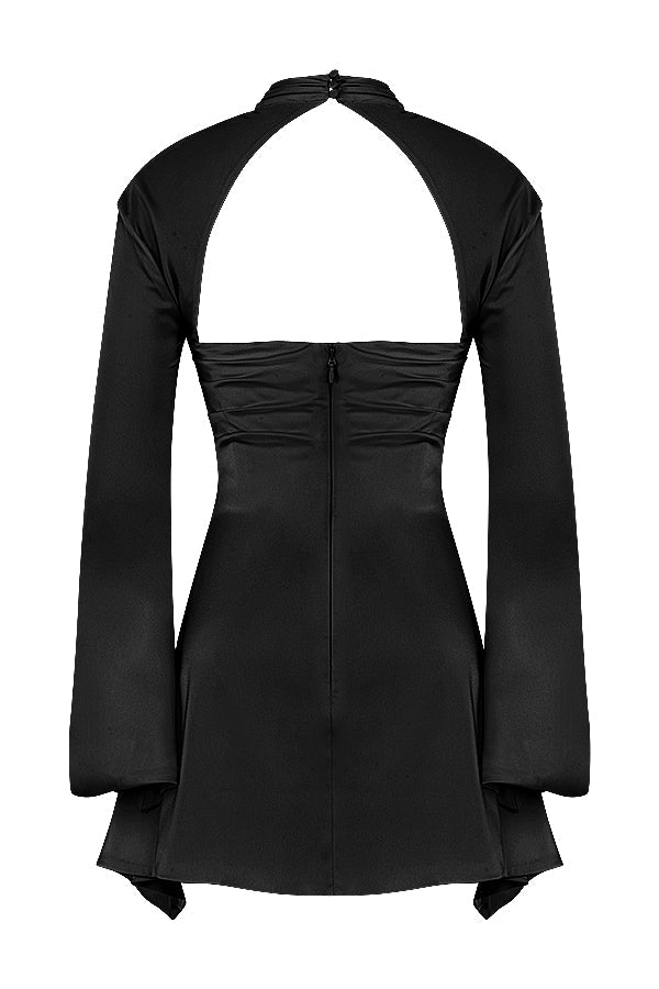 Robe corset drapée