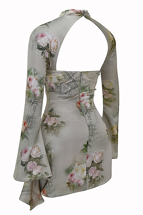 Robe corset drapée