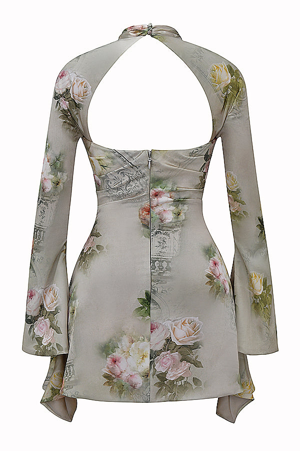 Robe corset drapée