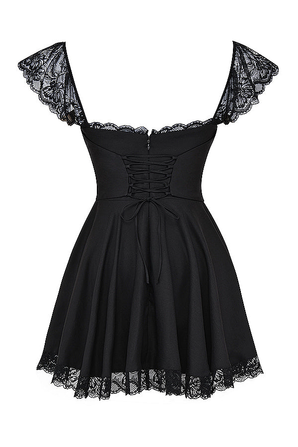 Robe courte trapàze