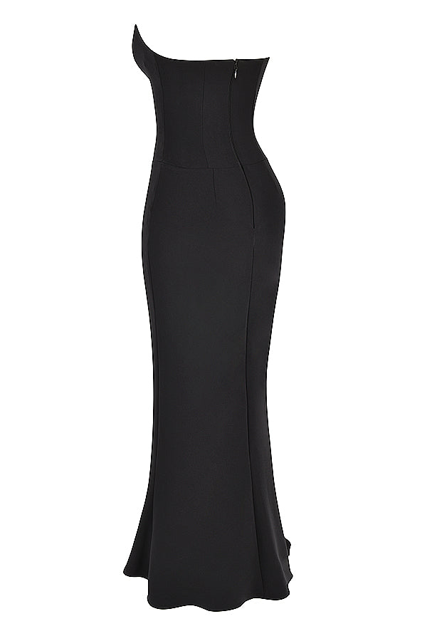Robe corset bustier noire
