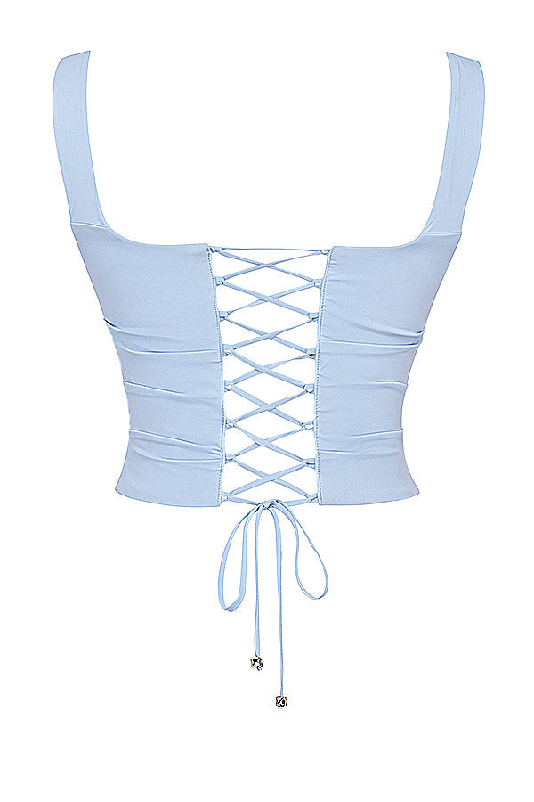 Ensemble corset riche et jupe longue