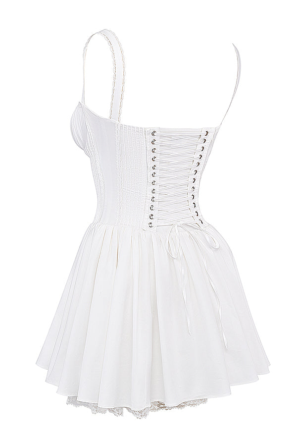 Mini-robe corset