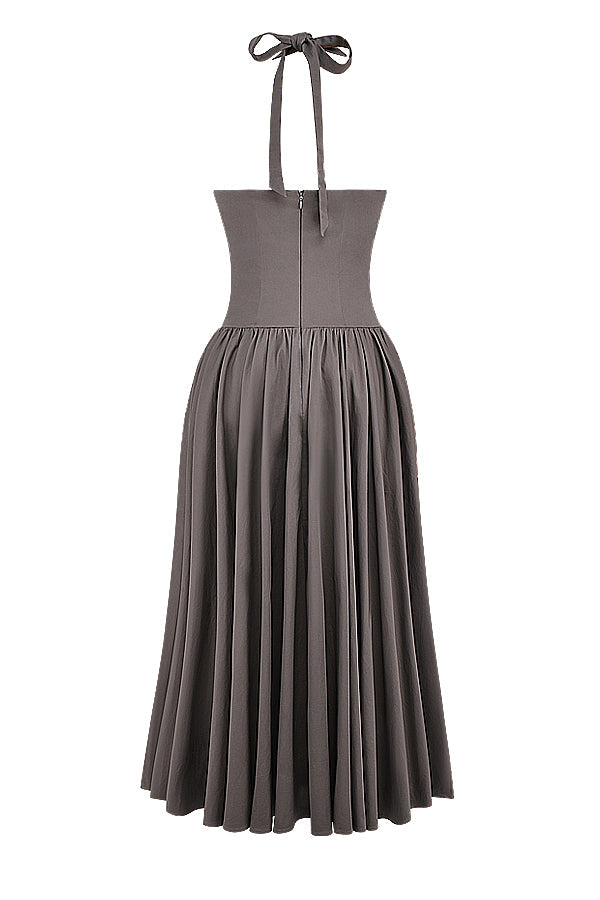 Robe midi dos nu
