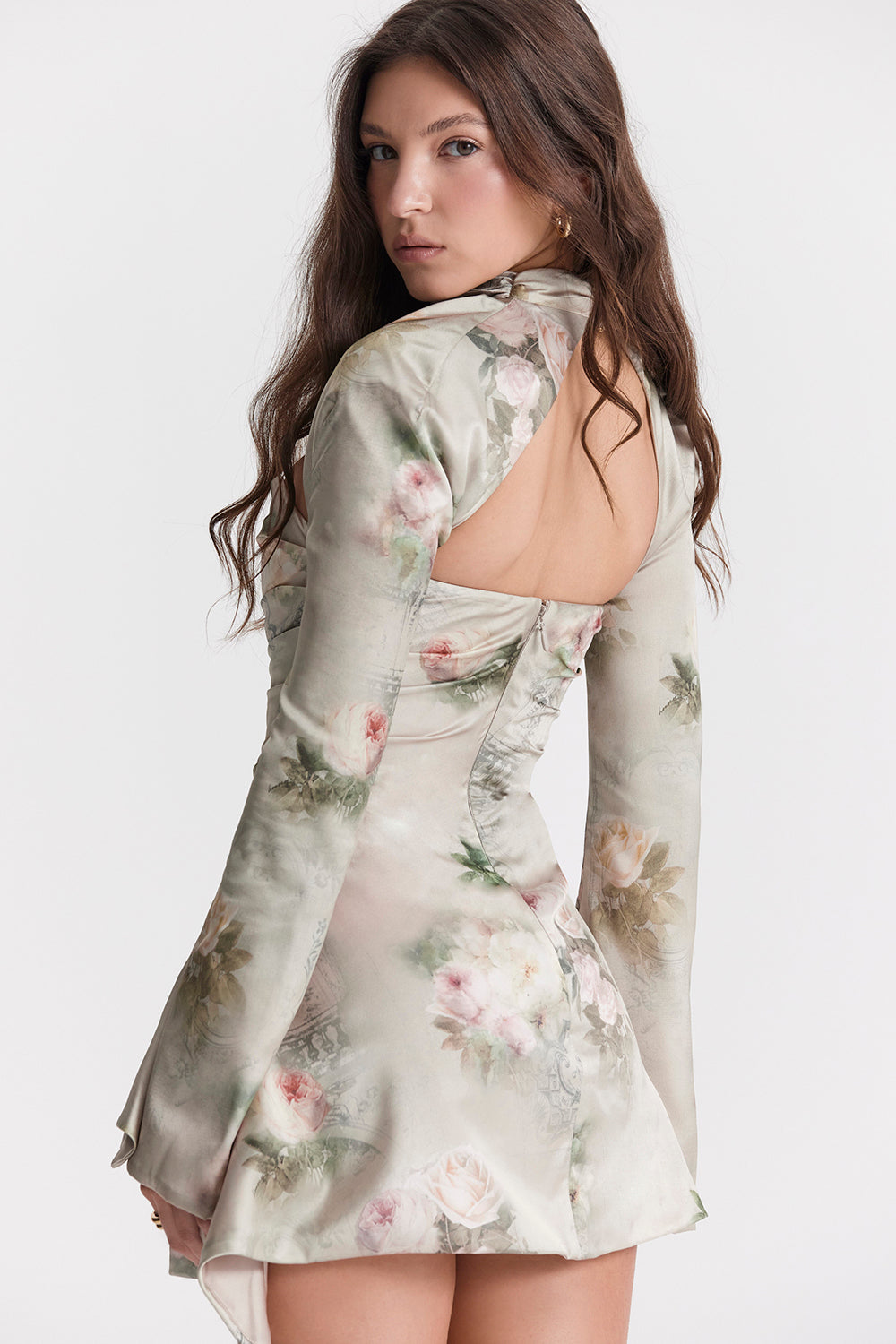 Robe corset drapée